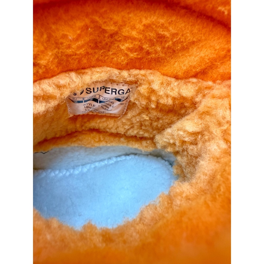 Superga Alpina 759-RBRNBKU Womens Boots Ocra Orange Nubuck Shearling Rubber‎ 7.5 - Picture 7 of 13
